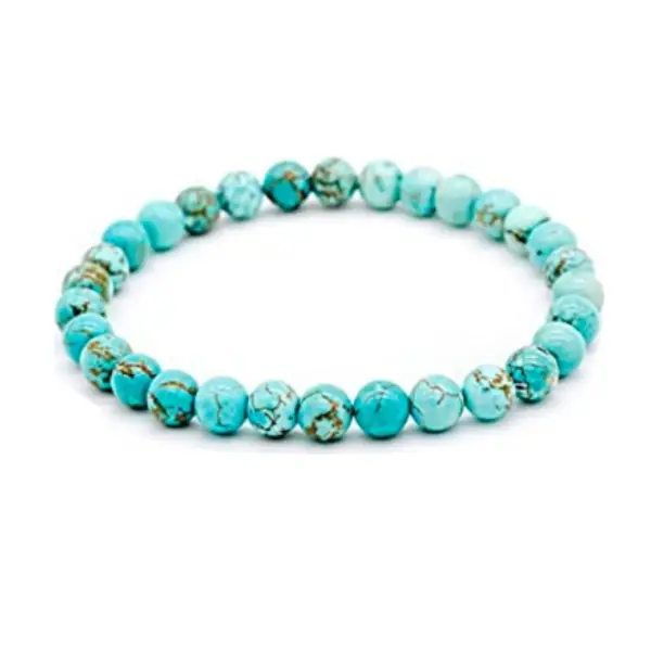 Blue Turquoise (Firoza) Bracelet